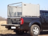 Крышка кузова Nissan Navara D40 распашная, алюминий