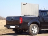 Крышка кузова Nissan Navara D40 распашная, алюминий